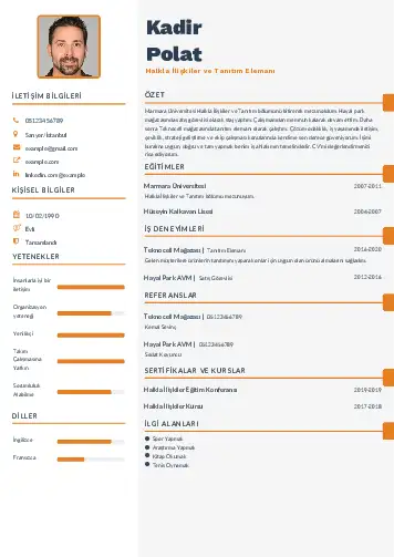 2023’te En Çok Tercih Edilecek CV Örnekleri cv indir